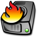 harddrive burning icon